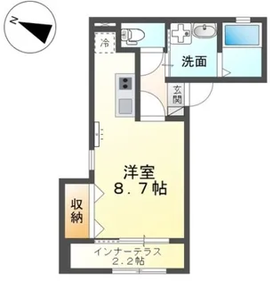 ハウルノア【2階】の間取り