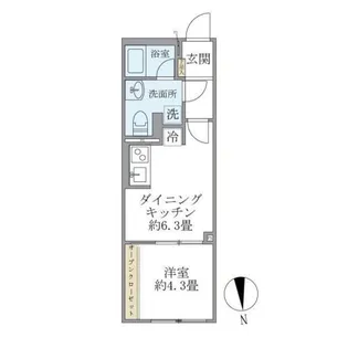 D’s VARIE練馬レジデンス(ディーズバリューネリマレジデンス)【4階】の間取り