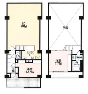 CUBE15【8階】の間取り