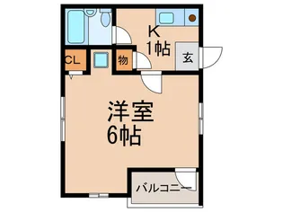 岩屋ハイツ【2階】の間取り