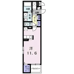 K,HILLS【2階】の間取り