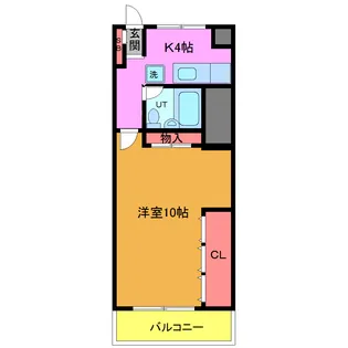 西船橋永谷マンション【5階】の間取り