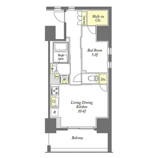 プライムメゾン横浜WEST【11階】の間取り