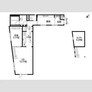 デコール代官山【2階】の間取り