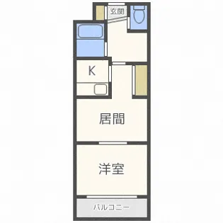 ノースパレス南郷通【4階】の間取り