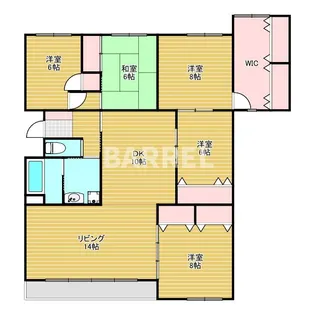 千里中央ガーデンズ【1階】の間取り