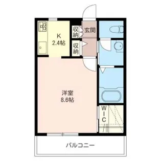 ベルカーサ【3階】の間取り