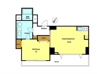 HAMILTON PLACE【7階】の間取り