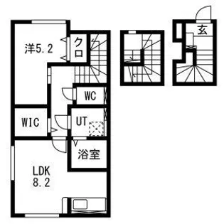 ルミエールIII【3階】の間取り