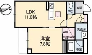 コモンドーレ【1階】の間取り