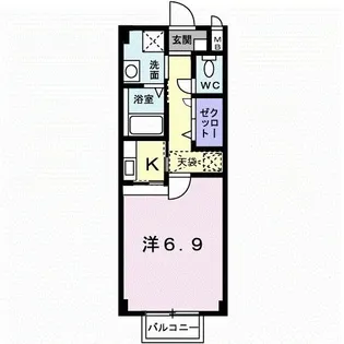 ミルキーウェイ【2階】の間取り