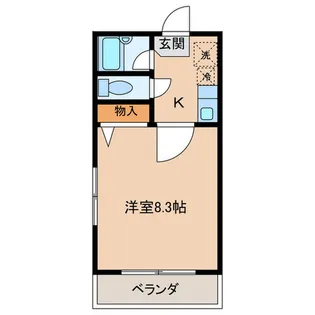 スタンドリバー美和台【1階】の間取り