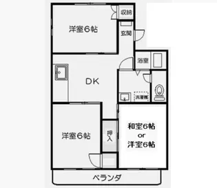 ラフォーレクラマエ【2階】の間取り