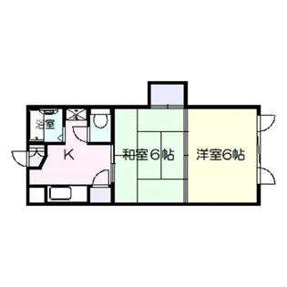 シティハイツ大和【4階】の間取り