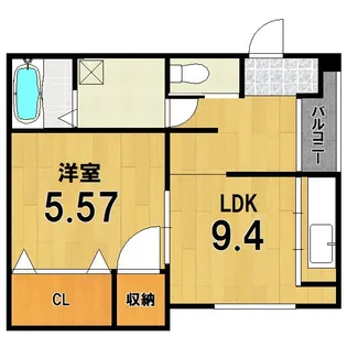 朱雀館【4階】の間取り