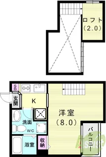 Luna Piena【2階】の間取り