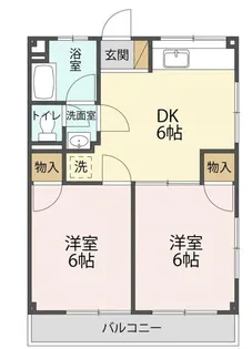 マンション新井【2階】の間取り
