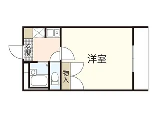 レオパレスポラール【2階】の間取り