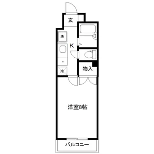 グラン・ブルー広瀬【3階】の間取り