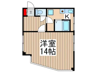 パレスフイ-ルド市川南【3階】の間取り