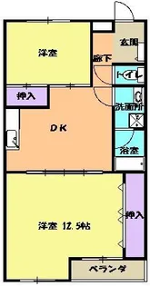 沢田レジデンス【1階】の間取り