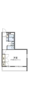 レオパレスコンフォート広瀬【2階】の間取り