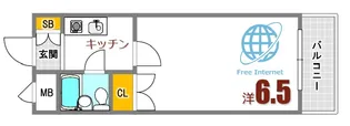 Sビル海田【3階】の間取り