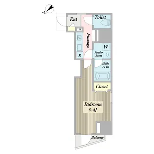 B.Cause Residence【2階】の間取り