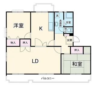 春日部グリーンコープB棟【3階】の間取り