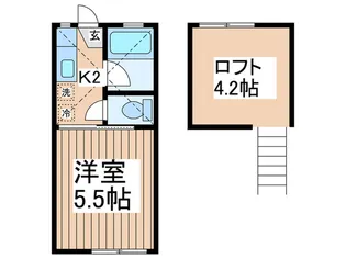 ラソネット千代田【2階】の間取り