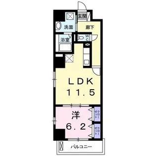 グランスイート新横浜I【1階】の間取り