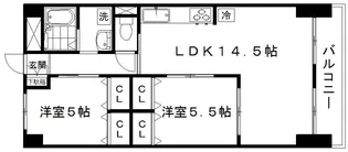 トーカンマンション東陽町【2階】の間取り