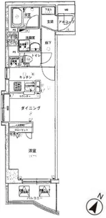 グリフィン新横浜・六番館【10階】の間取り