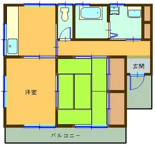 ハイツ東光【2階】の間取り