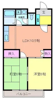 オークランド【1階】の間取り
