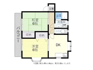 サンコートオノA・B【2階】の間取り