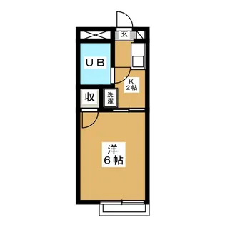 リュ・プラタン 北棟【1階】の間取り