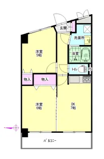 ソフィーナ鷺沼【5階】の間取り