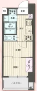 Mark Avenue Tower 久留米【12階】の間取り