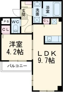Relache南町【4階】の間取り