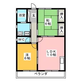 ロイヤルコーポ東町【2階】の間取り