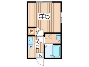 メゾン・ルミエ-ル【1階】の間取り