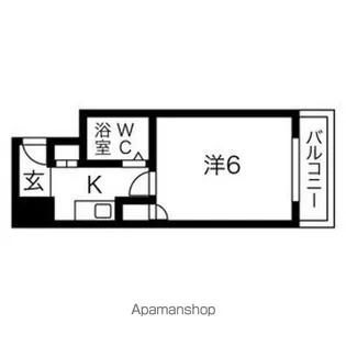 プレアール堺東【4階】の間取り