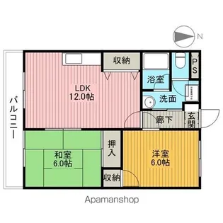 グランチェスタ43【2階】の間取り