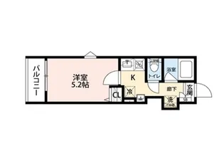 グランクオール朝霞【2階】の間取り