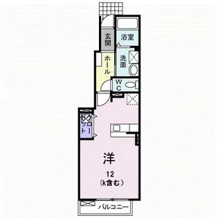 ラフレシールメゾン【1階】の間取り