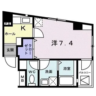 39Bld.B【2階】の間取り