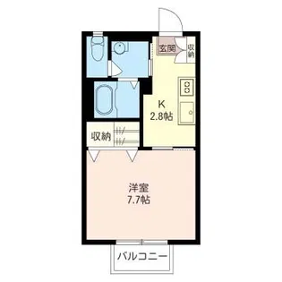アンゼリカII【1階】の間取り