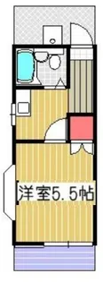 真壁ハイツ【2階】の間取り