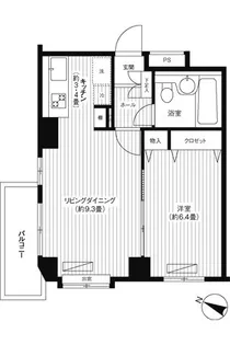 ヒルサイド白山【3階】の間取り
